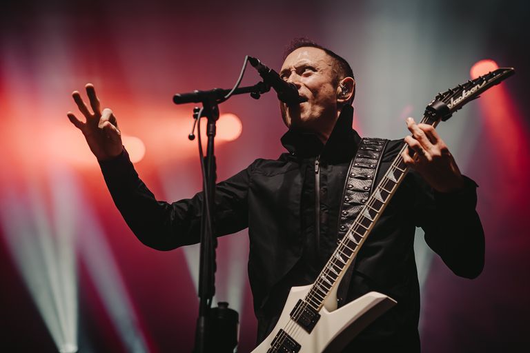 Trivium performing live at AEC Theatre in Adelaide